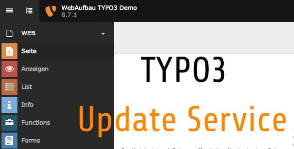 Typo3 Update Service und Wartung